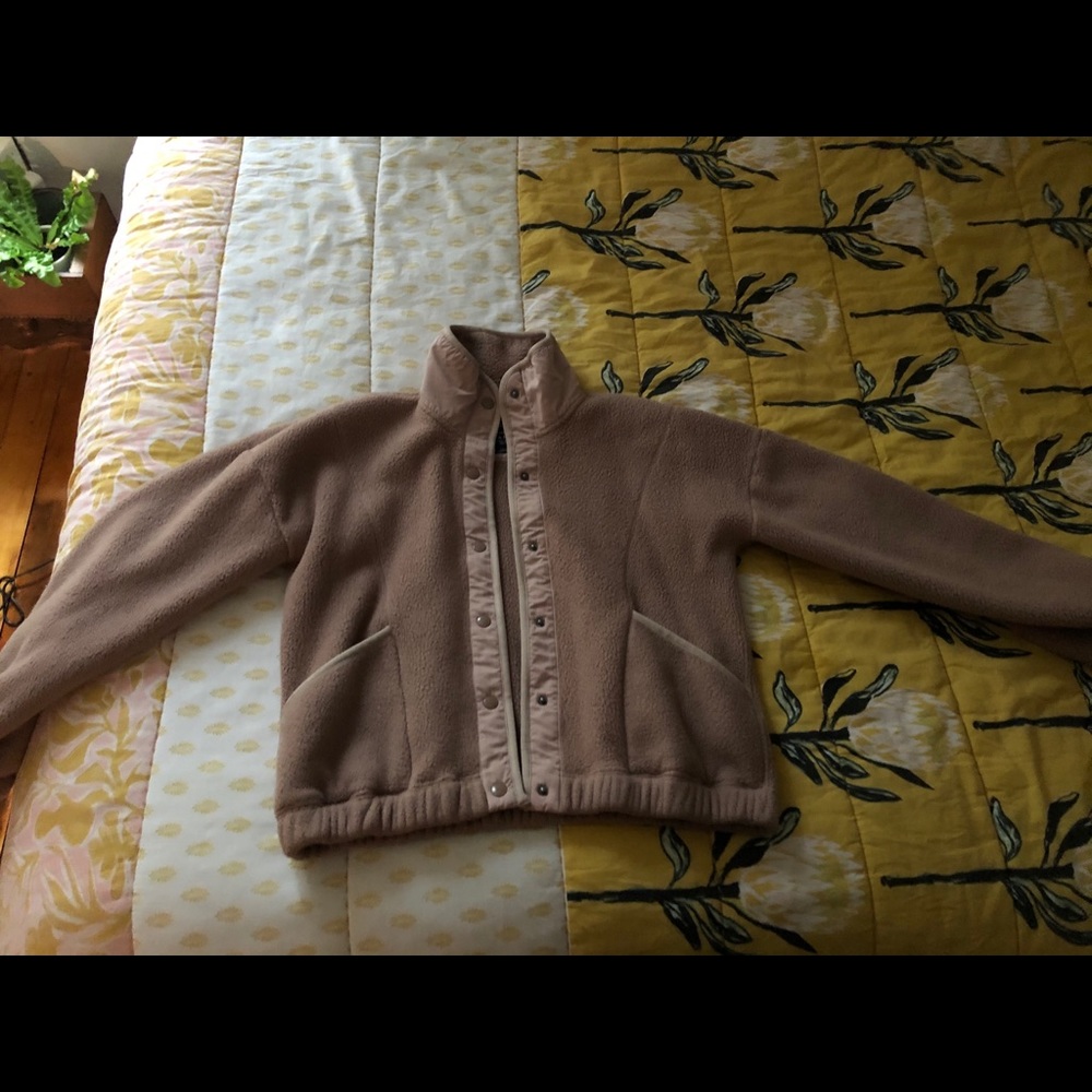 Abercrombie fleece bomber